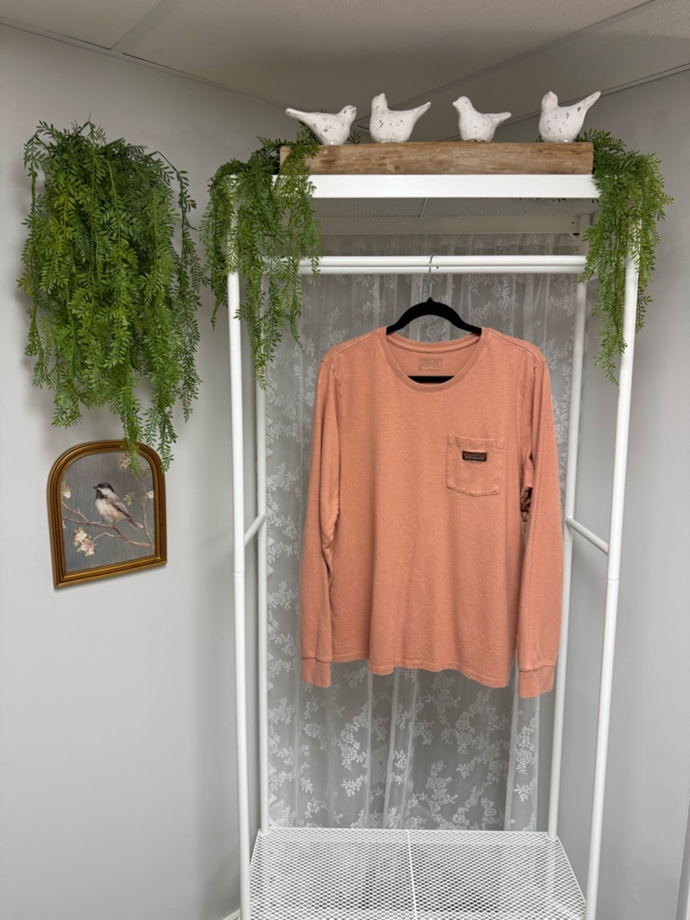 Patagonia® Women's Long-Sleeved Work Pocket Long Sleeve T-Shirt - Size XL